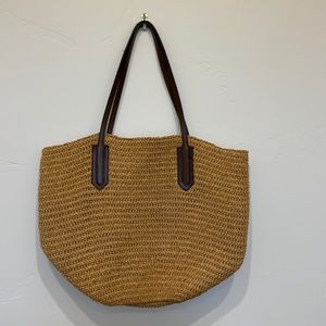 J. Crew woven shoulder bag